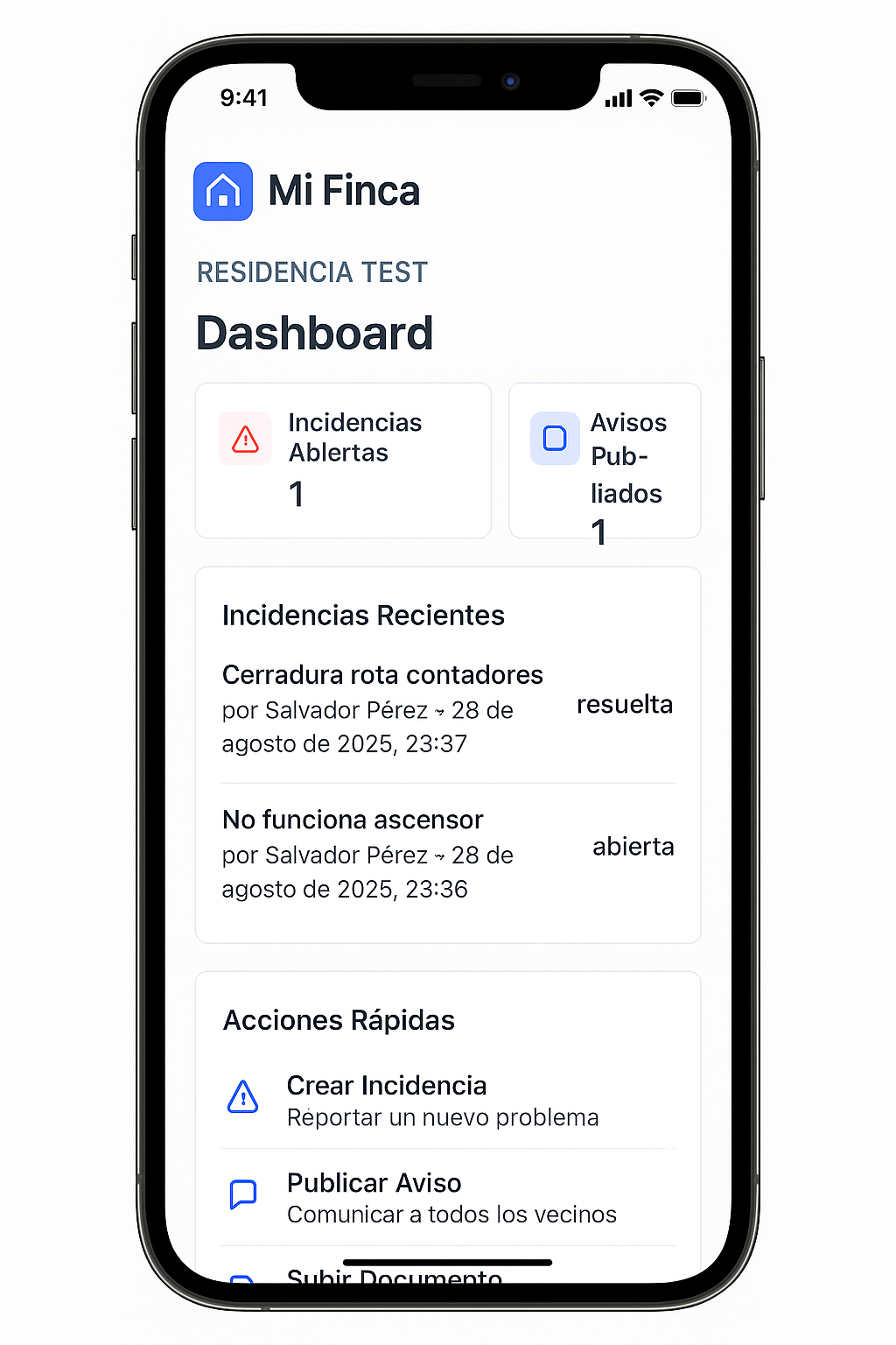 App móvil MiFinca